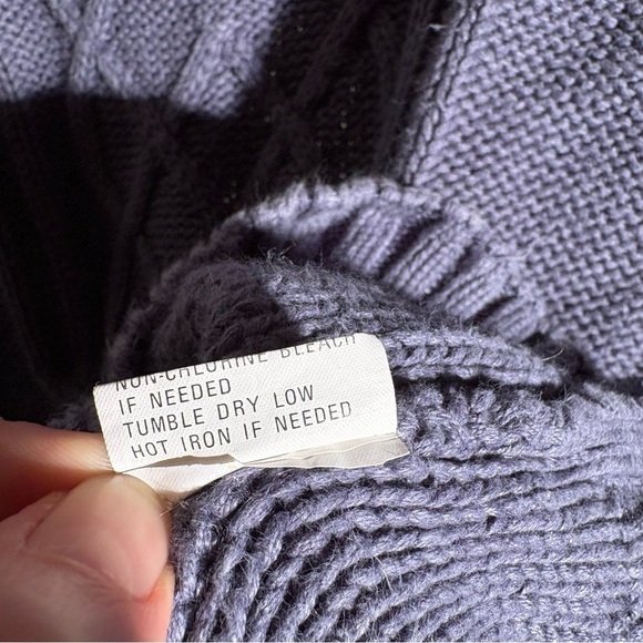 Vintage Dockers Linen/Cotton Cabled Sweater - Picture 10 of 11